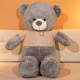 thumbnail image 3 of Peluche de oso de peluche Kawaii con amor para niños, muñeco de peluche de 80cm/100cm, suave, almohada, regalo de Navidad, 3 of 5