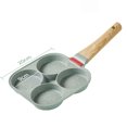 thumbnail image 4 of IKemiter Aluminum Alloy Nonstick Pan with Bakelite Handle 4 Grids Flying Pan Heart and Round Shape Portable Kitchen Accessory, 4 of 7