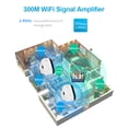 thumbnail image 2 of Repetidor De Wifi Repetidor WiFi inalámbrico de largo alcance Amplificador de señal de 300 Mbps (enchufe blanco de la UE) Tmvgtek  Para estrenar, 2 of 3