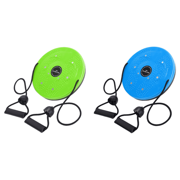 Tablero de disco de cintura giratoria herramienta de ejercicio aeróbico para pérdida de peso multifunción verde