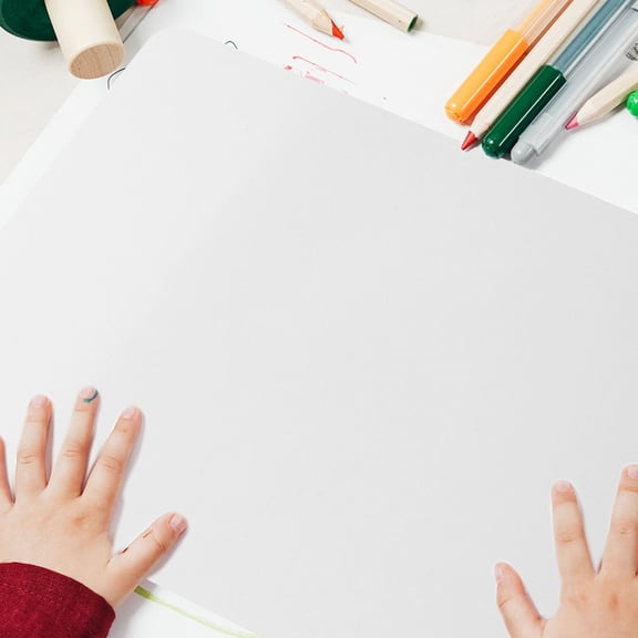 PTOOTP Portable Mdf Whiteboard Small for Daily Writing and Painting