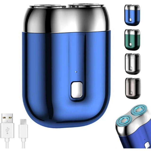 2026 New Upgrade Pocket Shaver USB Mini Shavers, Mini Electric Shavers for Men, Rechargeable Waterproof Compact Electric Waterproof Razor Trimmer