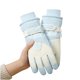 thumbnail image 5 of Guantes de invierno para mujer con forro polar para exteriores, ciclismo, esquí, pantalla táctil, impermeables, mitones para mujer, 5 of 8