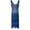 Blue, variant on Qiopertar 1920s Vintage Sequin Dress for Women Retro Fringe Cocktail Party Short Dress Sleeveless V Neck Elegant Evening Gown, White M