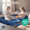 thumbnail image 4 of ODIKA 4'x6' Machine Washable Non-Slip Area Rug, Whimsical Celestial Dragon Concept High Traffic Rug, Blue, 14405, 4 of 7