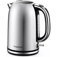 thumbnail image 1 of LONGDEEM 1.7L Electric Tea Kettle, 1500W Fast Heating, Stainless Steel, Auto Shut-Off, Silver, 1 of 8