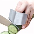 thumbnail image 5 of Stainless Steel Finger Guard for Cutting - 2pcs Finetaur Finger Guard, Finetaur Finger Protector for Dicing and Slicing, Finger Guard for Cutting Vegetables Meat, Kitchen Cooking Tools (Set A) Set A, 5 of 5