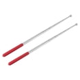 thumbnail image 1 of Unique Bargains 5 Feet Extendable Portable Telescopic Handheld Tour Flag Pole, Red 2 Pack, 1 of 6