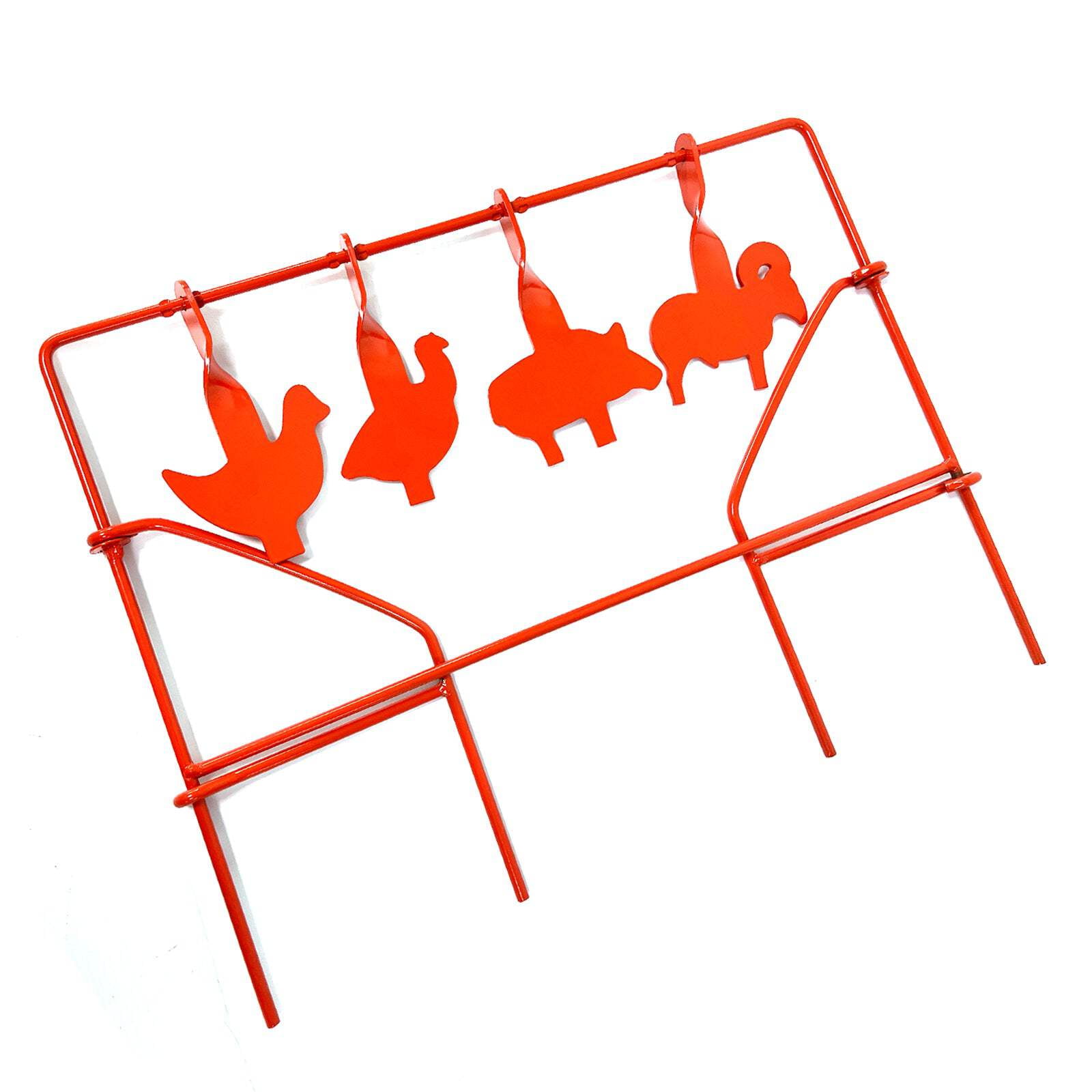 ATFLBOX BB Gun Target Animal Silhouette Heavy Metal Spinning Pellet Airsoft Shooting Target for Outdoor, Rated for .177 .20 Caliber