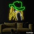 thumbnail image 3 of Craftnamesign Cowgirl Neon Sign, Gifts For Her, Girl Room Decor, Shop Art, 3 of 4