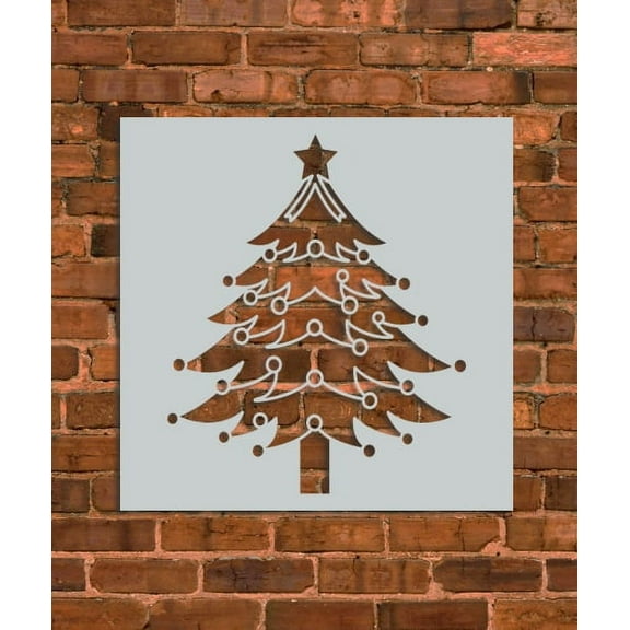 Christmas Tree Stencil