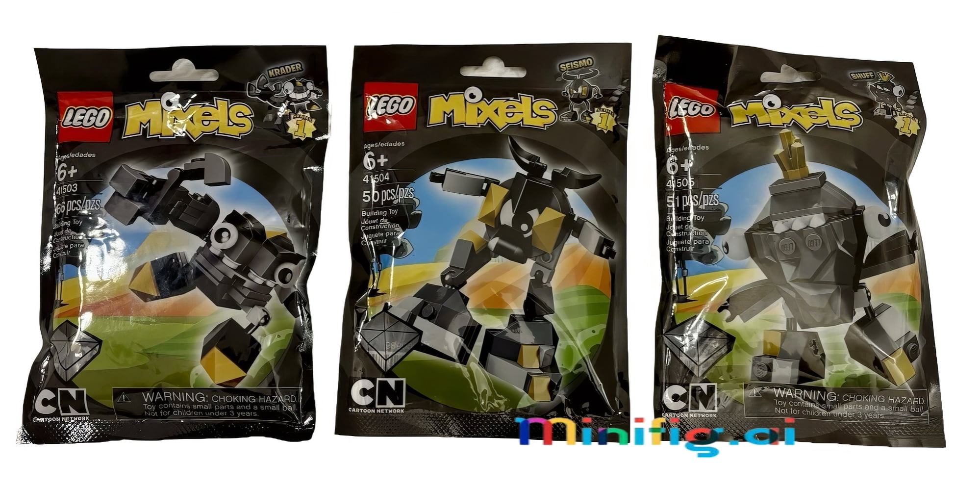 LEGO Mixels Series 1 Complete Set of All Figures 9 Piece