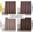 thumbnail image 3 of HPD Half Price Drapes Wild Rose Heritage Plush Velvet Room Darkening Curtains for Bedroom & Living Room Curtains (1 Panel), Window Curtains 120 inches long, Rod Pocket Curtains & Drapes, 50W X 120L, 3 of 8