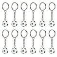 thumbnail image 1 of 12 llaveros de balón de fútbol, mini colgante de simulación de fútbol para regalo de fiesta, premio escolar, 1 of 14