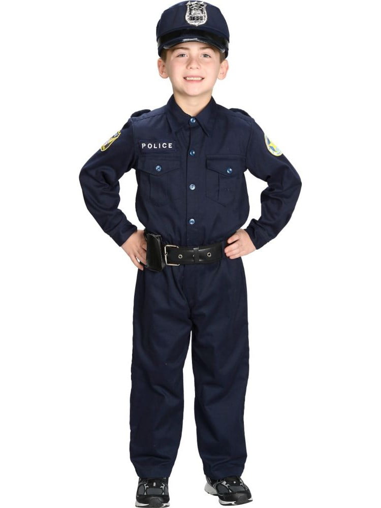 Occupation/Career Kid's Junior Police Uniform Costume