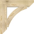 thumbnail image 3 of Ekena Millwork 6"W x 30"D x 30"H Thorton Slat Rough Sawn Bracket, Douglas Fir, 3 of 4
