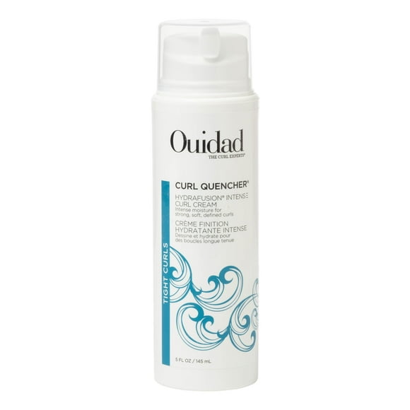 Ouidad Curl Quencher Hydrafusion Intense Curl Cream - 5 oz, Curl Defining Styling Cream for Touchable Curls, Flexible Hold Frizz Control Curly Hair Cream, Helps Eliminat