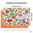 thumbnail image 6 of Yayeee Doormat for Inside 20"x32" Absorbent Low-Profile Washable Non-Slip Rubber Backed Entryway Rug, Vegetables Pattern, 6 of 8