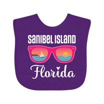 Inktastic Sanibel Island Florida Vacation Girls Baby Bib