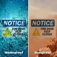 thumbnail image 6 of (2 Pack) Fire Door Keep Closed OSHA Notice Sign 24 Inch X 18 Inch Indoor / Outdoor Rust-Free Aluminum Metal Signs for Workplace, Workshop, and Construction Site, Made in the USA, 6 of 8