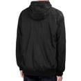 thumbnail image 2 of Hat and Beyond Men's Active Two Tone Windbreaker Jacket Slim Fit Water & Wind Resistant, 2 of 5