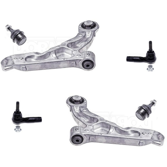 Front L & R Lower Control Arms Ball Joints Tie R Fits 2014-2018 Jeep Cherokee 6p