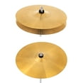 thumbnail image 6 of LAGRIMA Full Size Complete Adult 5 Piece Drum Set with Adjustable Throne, Stainless Steel Cymbals, Pedal & 2 Drumsticks, Double Layer Oil Skins & Double Braced Hardware, Yellow, 22 inch, 6 of 7