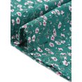 thumbnail image 5 of Agnes Orinda Women's Plus Size St. Patrick's Day Floral Tops Ruffle V Neck Double Short Sleeve Summer Casual Blouse 4X Green, 5 of 6