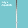 thumbnail image 5 of Bastón Medline de aluminio cromado con desplazamiento, se ajusta de 73 a 96 cm y soporta hasta 136 kg. Ayuda a la movilidad y proporciona equilibrio a adultos mayores., 5 of 5