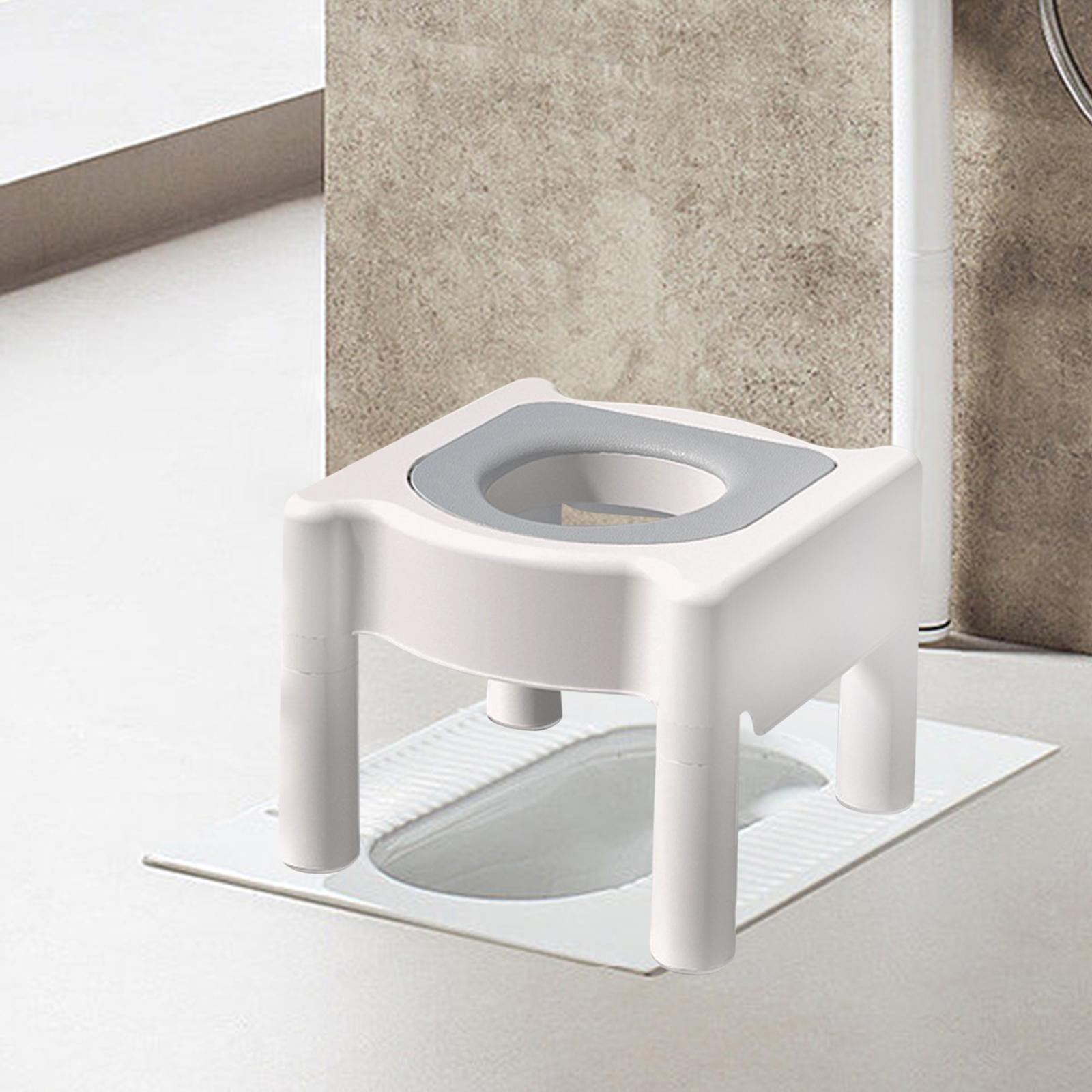Elderly Squat Toilet Seat Stool Potty Chair for Bathroom Practical