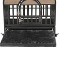 thumbnail image 5 of Pefilos 37in Heavy Duty Dog Crate, Furniture Style Dog Cage with Removable Trays and Wheels for High Anxiety Dogs, Gray, 5 of 11
