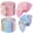 Blue, variant on 80Pcs Jelly Roll Fabric - 40 Assorted Floral Prints, ( 2.55 x 19.6 Inch) for Quilting, Sewing, and DIY Projects for Blanket, Rug, Upholstery, Home Decor, and Purse Making, Cottagecore(Blue)