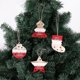 thumbnail image 2 of Charm Colgante navideño YONGSHENG de madera color rojo caqui, 2 of 4