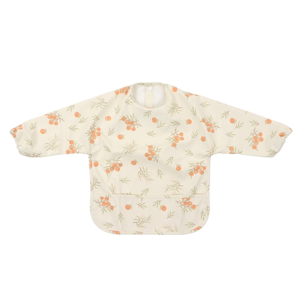 Babero con manga impermeable, Babero infantil de manga larga Babero con manga infantil Babero de bebé de manga larga resistente y resistente
