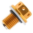 thumbnail image 1 of S SERENABLE Car Engine Oil Pan Drain Plug Engine Oil Pan Drain Screw Oil Drain Plug Golden, 1 of 9