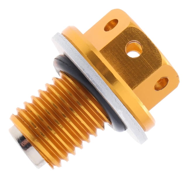 S SERENABLE Car Engine Oil Pan Drain Plug Engine Oil Pan Drain Screw Oil Drain Plug Golden