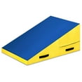 thumbnail image 1 of Costway Incline Gymnastics Mat Cheese Wedge Tumbling Mat w/Zipper Handle Home Training, 1 of 10