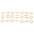 thumbnail image 3 of DIY Necklace Bracelet Jewelry Making Stainless Steel Toggle Clasps Bar Set Toggle Connectors Gold, 3 of 14
