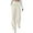 Beige, variant on LLYwey Fleece Lined Sweatpants Women On Clearance Ladies Casual Fleece Lined Legggins Solid Color Corduroy Loose Straight Leg Pants New Winter Pants Black M