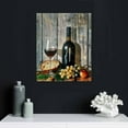 thumbnail image 5 of COMIO Rustic Kitchen Wall Art Wine Decor Wood Board Background Contemporary Dinning Room Picture Wine Pictures Wall Decor Rustic Farmhouse Wall Decorations Vintage Pictures Paintings, 5 of 5
