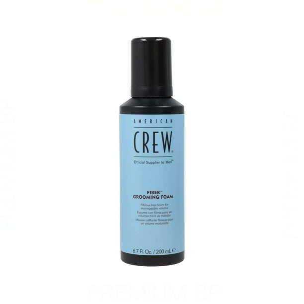 Espuma de aseo de fibra capilar American Crew para hombre, 200 ml