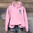 thumbnail image 2 of XIAONU Women'S Hoodies Trendy Blue Whale Print Sweet Hoodie Ladies Long Sleevs Classic Pullover Hoodie Sweatshirts, 2 of 5