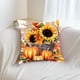 thumbnail image 5 of Funda de Almohada de Calabaza y Girasol de Acción de Gracias con Paisaje Nocturno de Calabaza, 45 X 45 Cm, 5 of 6