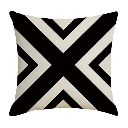 LAMIRO Black And White Outdoor Pillows Waterproof Hugging Pillow Household Design Pattern Sand Pillow Decorative Throw Pillows