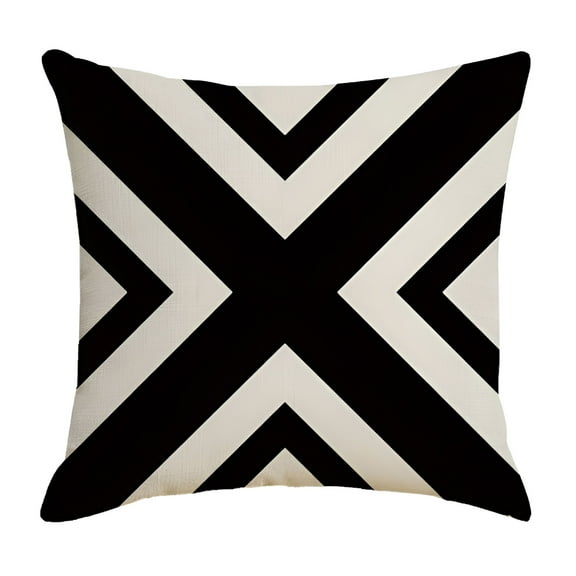 LAMIRO Black And White Outdoor Pillows Waterproof Hugging Pillow Household Design Pattern Sand Pillow Decorative Throw Pillows