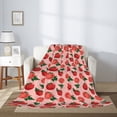 thumbnail image 2 of Hirioo Tomatoes for Flannel Blanket, Cozy and Warm Throw for Bed or Couch ,Perfect for All Seasons-80"x60", 2 of 6
