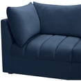 thumbnail image 6 of Meridian Furniture Jacob Navy Velvet Modular Sectional, 6 of 9