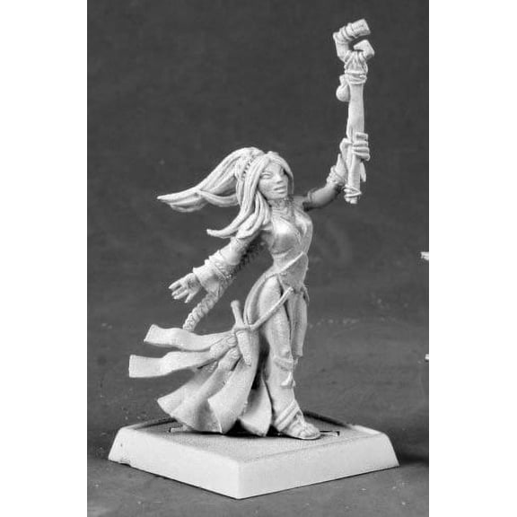 PF: Seoni, Female Iconic Sorceress (v2), by Reaper Miniatures, PartNo 60034, Min