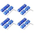 thumbnail image 1 of 12Pcs Braided Engine Spark Plug Wire Hose Separator Clamp Fitting Kit for 8mm 9mm 10mm, 1 of 5