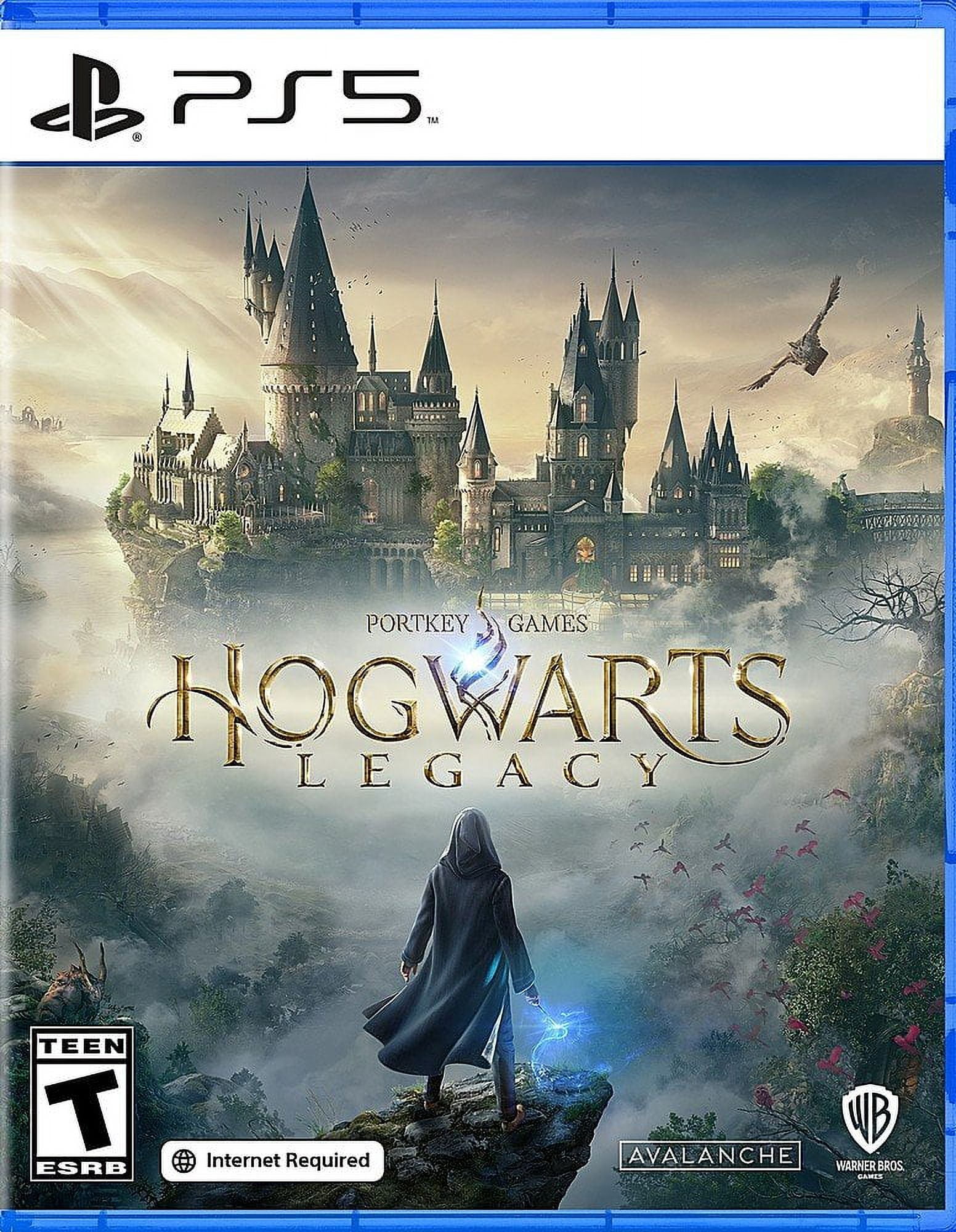 PlayStation 5 Slim Disc Edition Bundle with Hogwarts Legacy and Controller Case - PS5, White